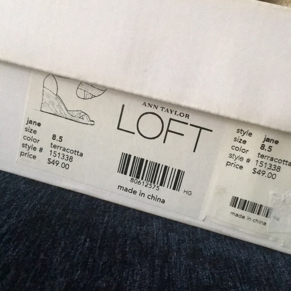 Ann taylor loft 8.5 wedges - Picture 7 of 8